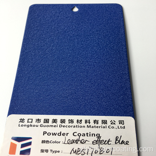 Water Wave Powder Coating Leather effect blue Color Industrial Paint And Coatings Supplier